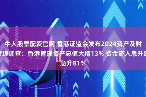 牛人股票配资官网 香港证监会发布2024资产及财富管理调查：香港管理资产总值大增13% 资金流入急升81%